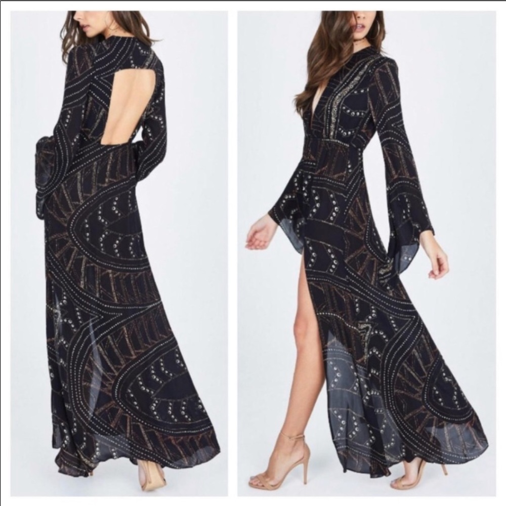 Stone Cold Fox Azzurra Gown in Art Deco